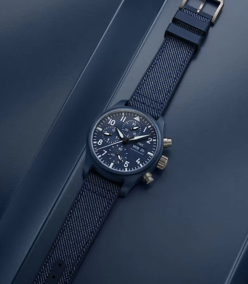 Unworn  Pilot’S Watch Chronograph 41 TOP GUN Oceana, Ceramic, Titanium, 41.9Mm, Ref# IW389404, Box and Papers