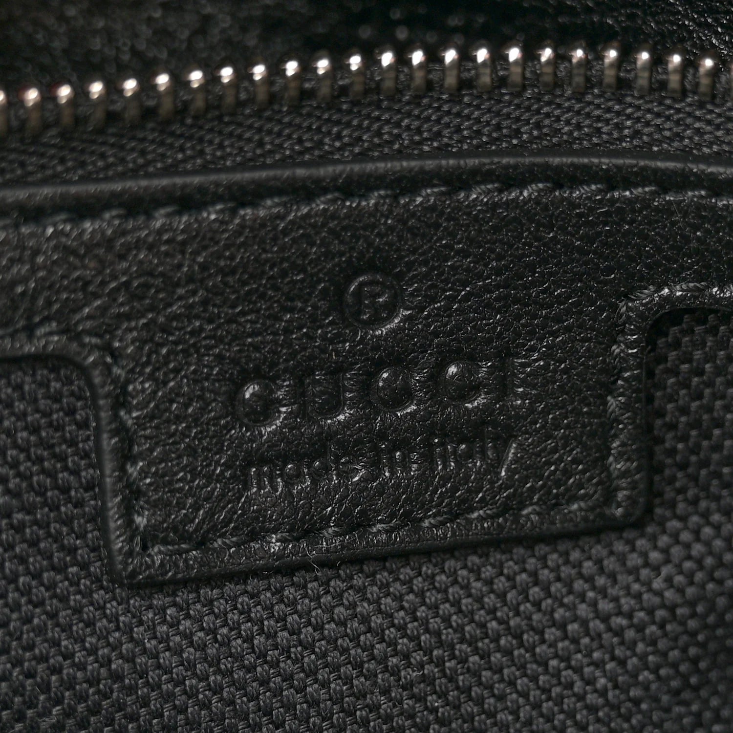 Sakai Be Green Calfskin Diagonal Stitched Small Blondie Tote Black