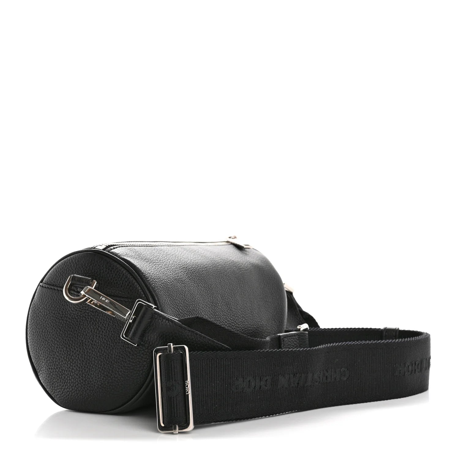 HOMME Grained Calfskin Mens Roller Messenger Black