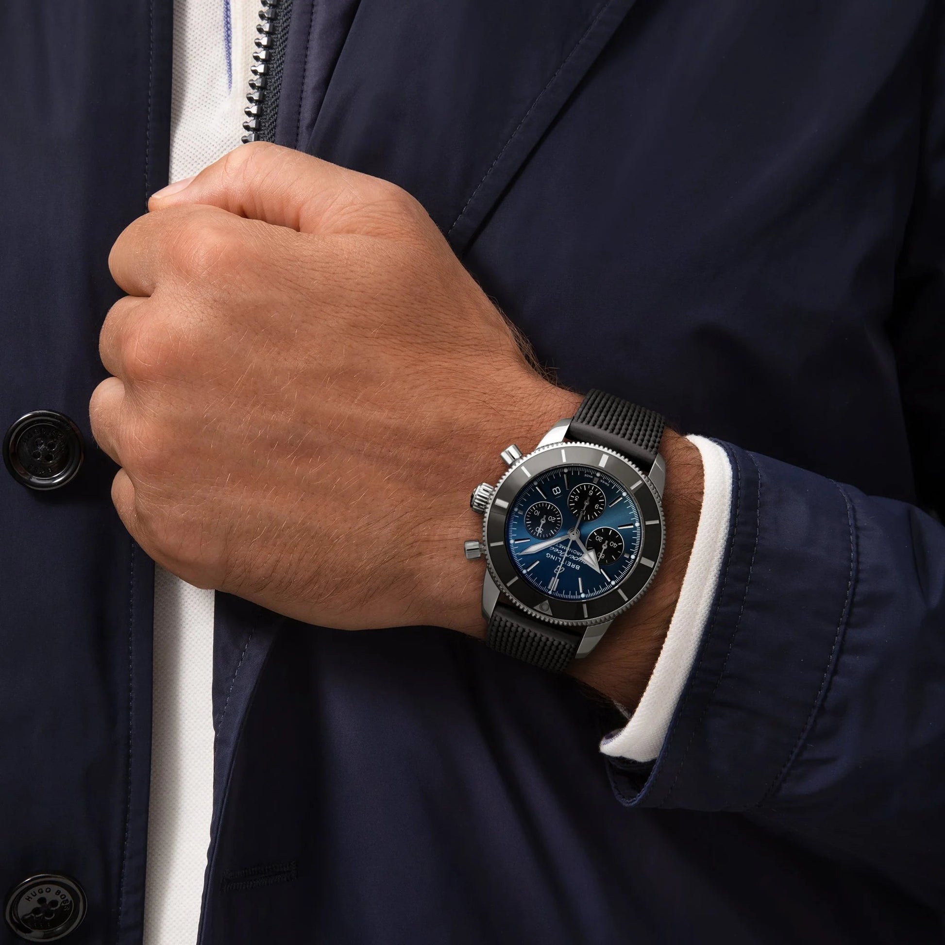 Superocean Heritage B01 Chronograph 44, Ref# AB0162121C1S1, Box and Papers