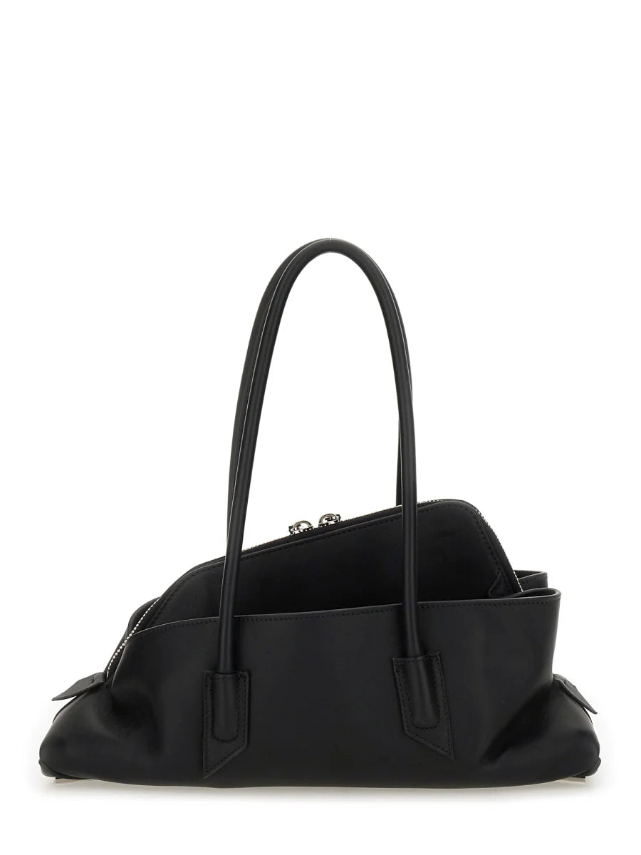 LA PASSEGGIATA SMALL LEATHER SHOULDER BAG