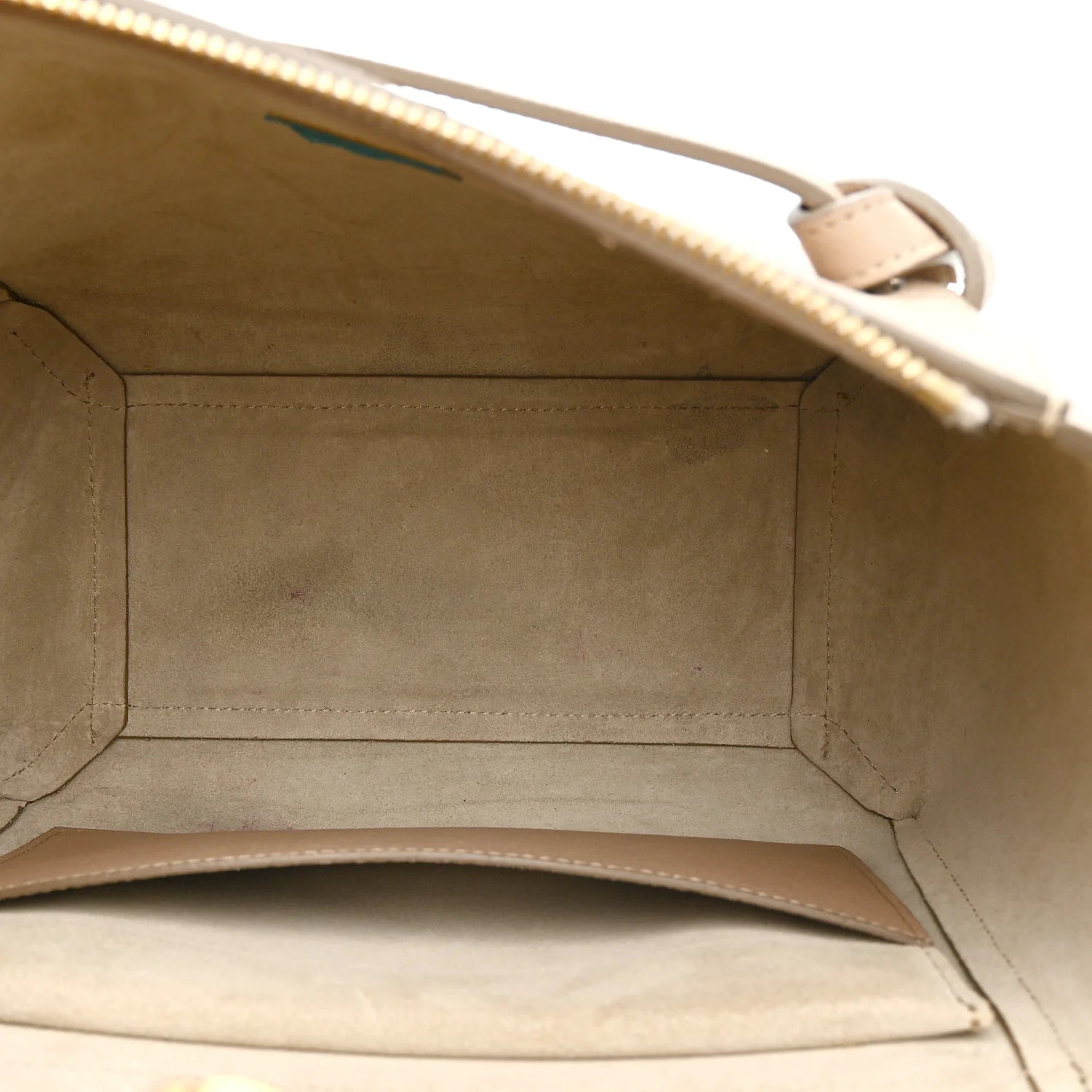 Grained Calfskin Micro Belt Bag Light Taupe