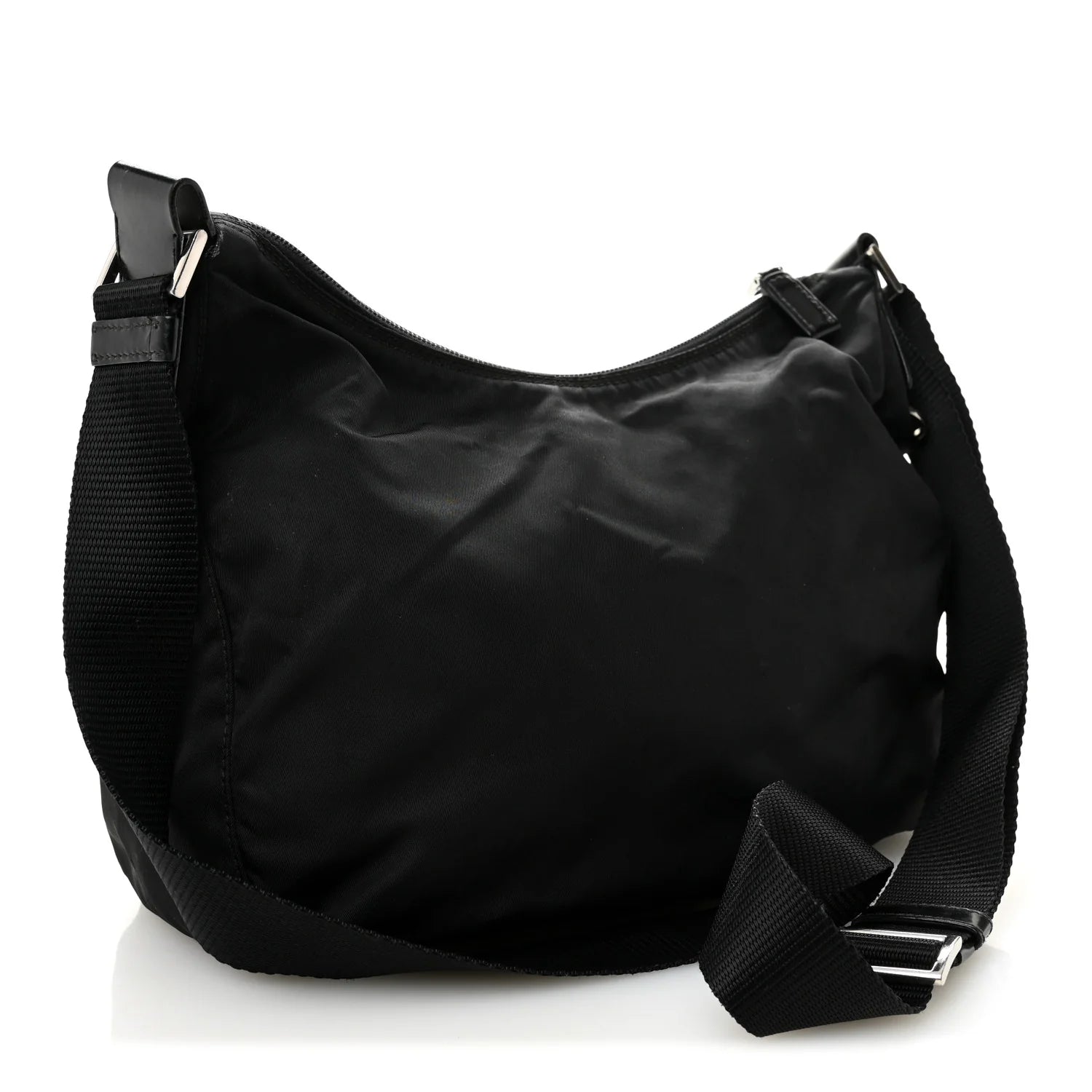 Tessuto Nylon Messenger Bag Black