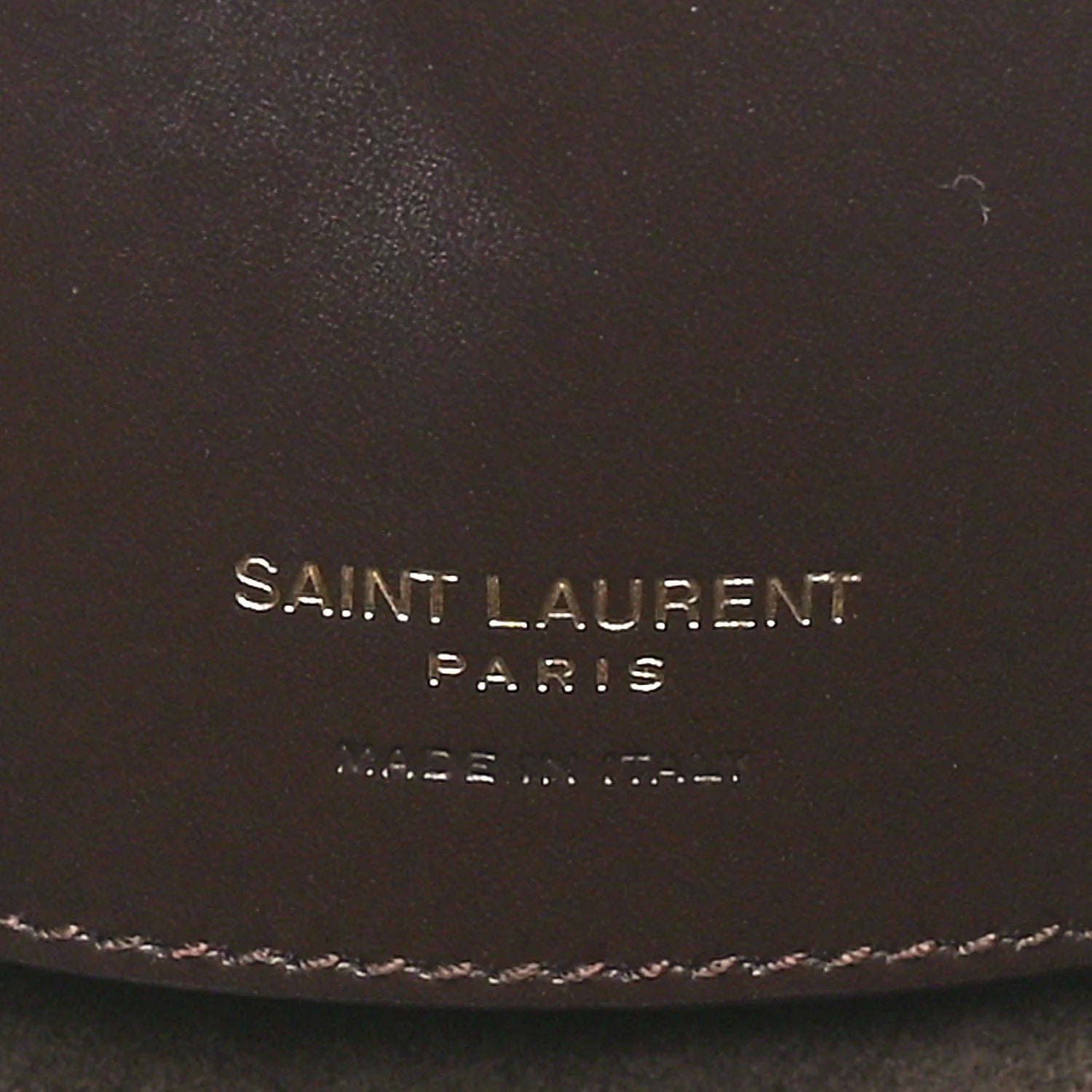 Shiny Calfskin Le 37 Bucket Bag Arabica