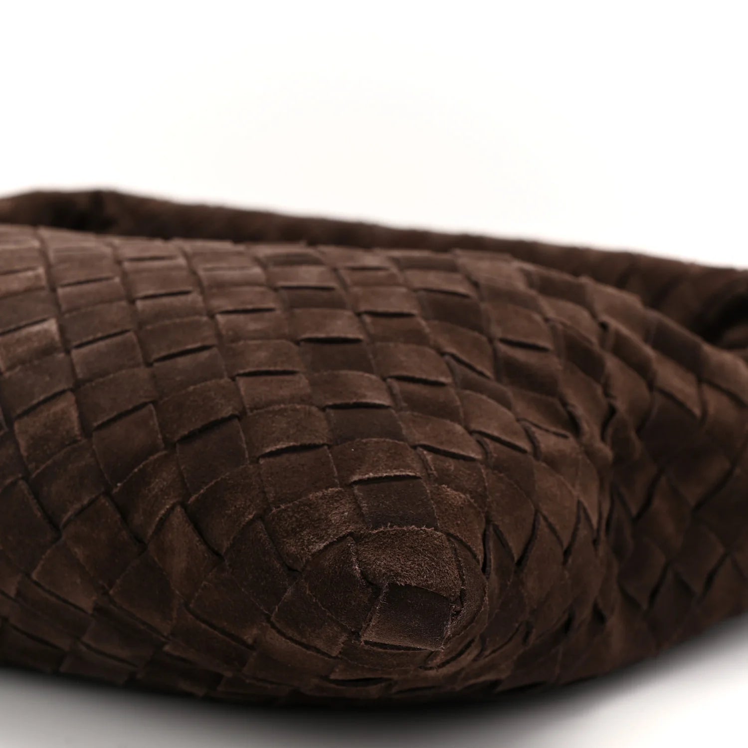 Suede Intrecciato Small Hop Fondant