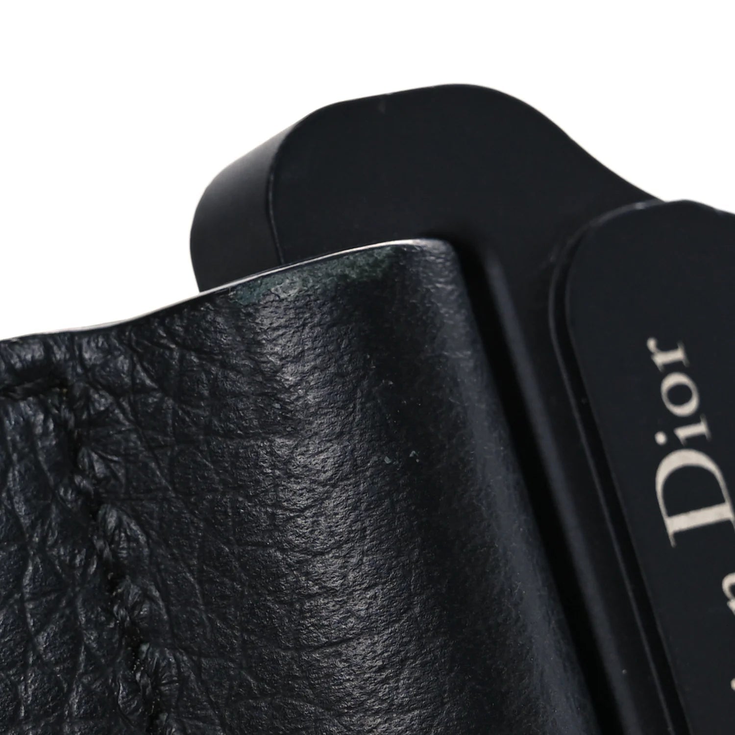 Oblique Mens Saddle Bag Black Blue