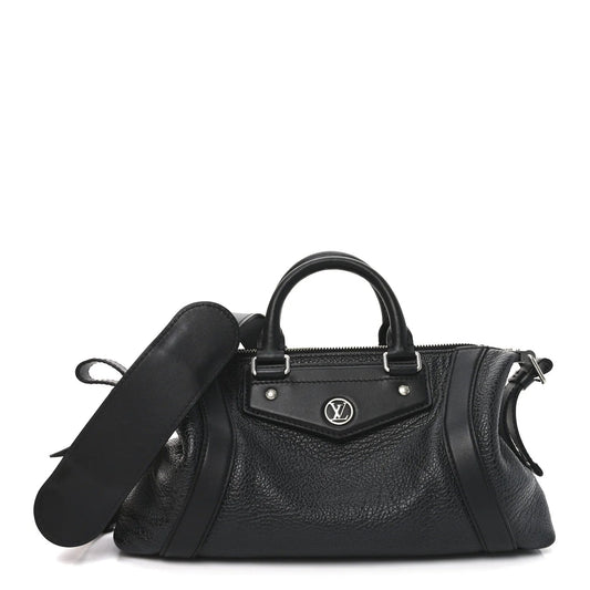 Pixel Lambskin LV Biker PM Black