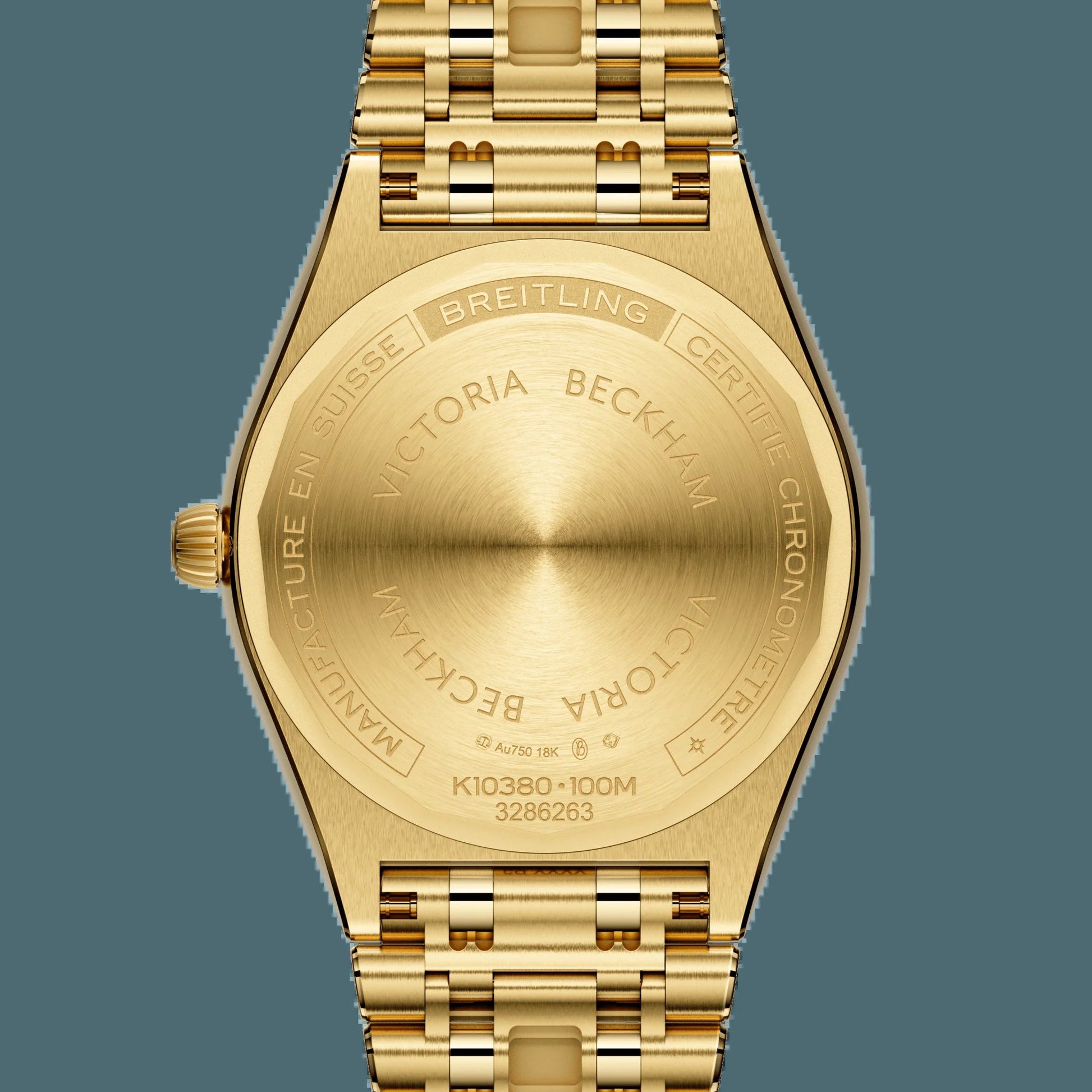 Chronomat Automatic 36 Victoria Beckham, 18K Yellow Gold, Ref# K103801A1A1K1, Unworn 2024