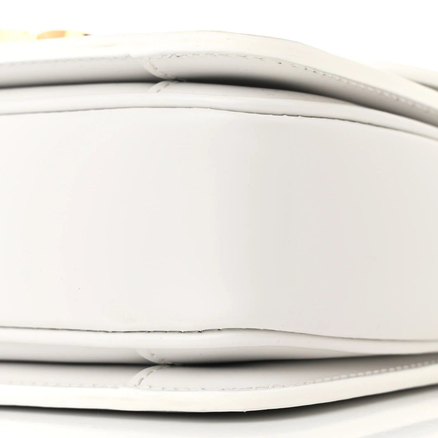 Shiny Calfskin Teen Triomphe Arctic White