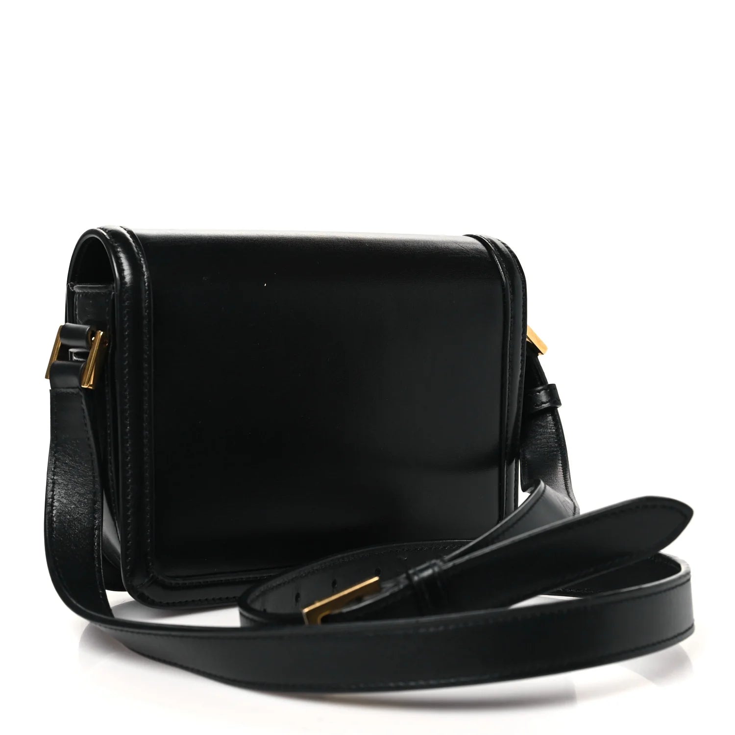 Smooth Calfskin Small Solferino Satchel Black