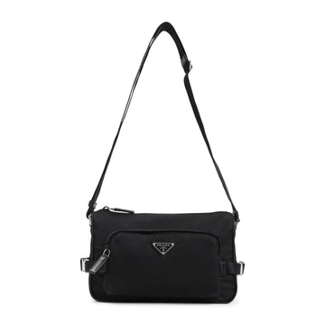 MEDIUM RE-NYLON and SAFFIANO LEATHER SHOULDER BAG