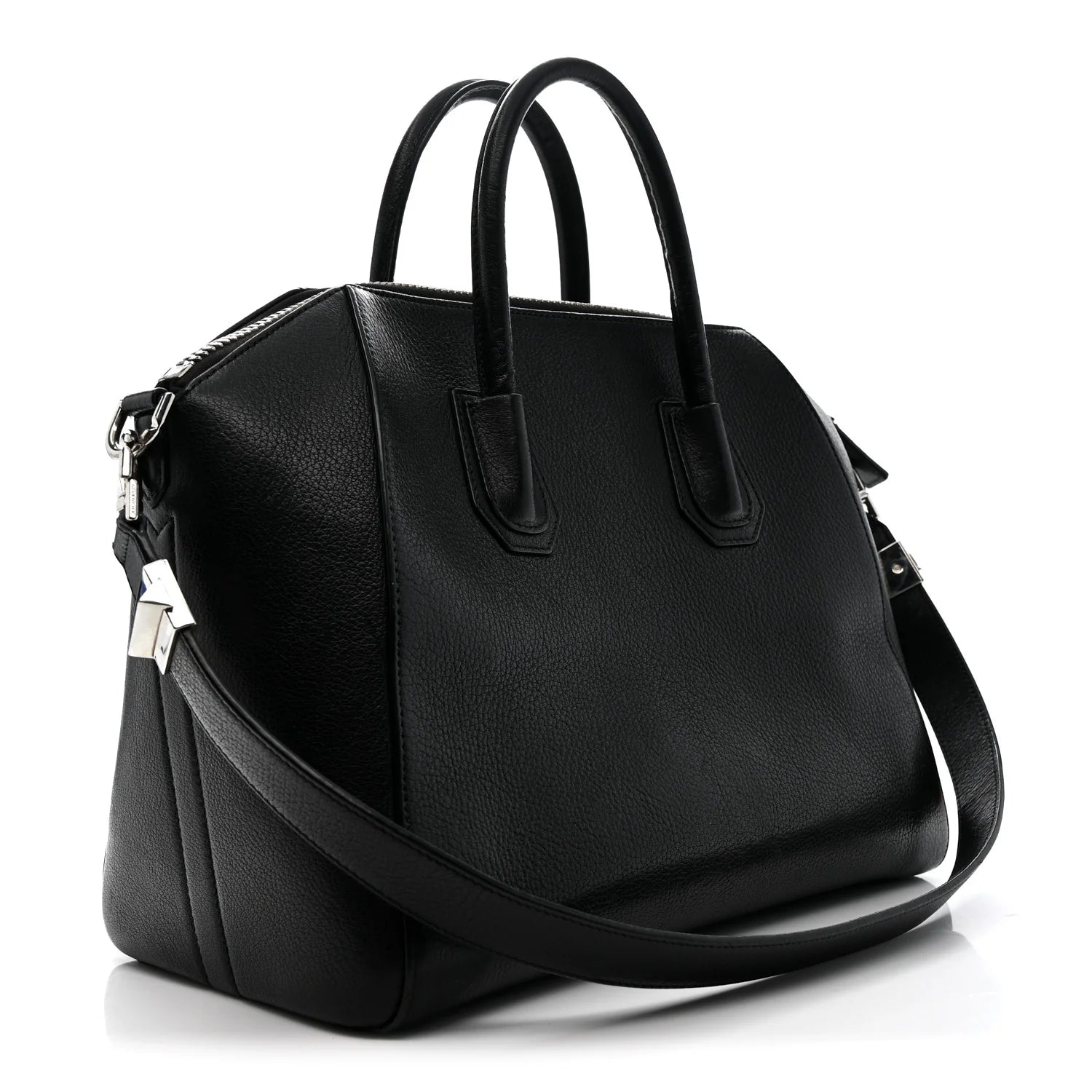 Sugar Goatskin Medium Antigona Black