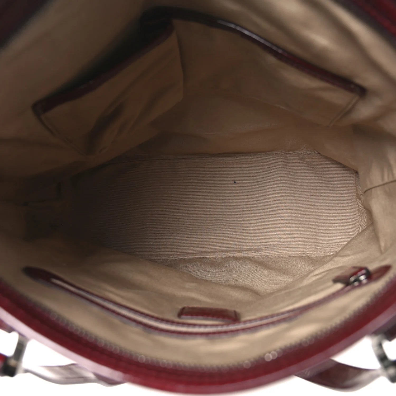 Nova Check Patent Small Vertical Tote Red