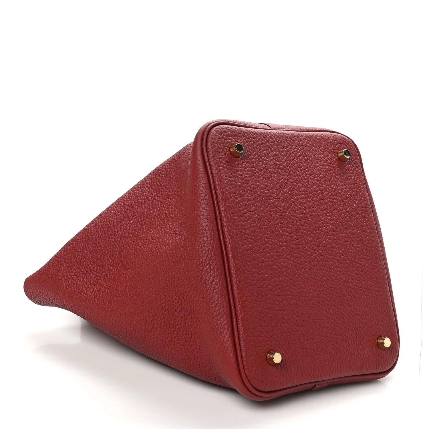 Taurillon Clemence Picotin Lock 22 MM Rouge H