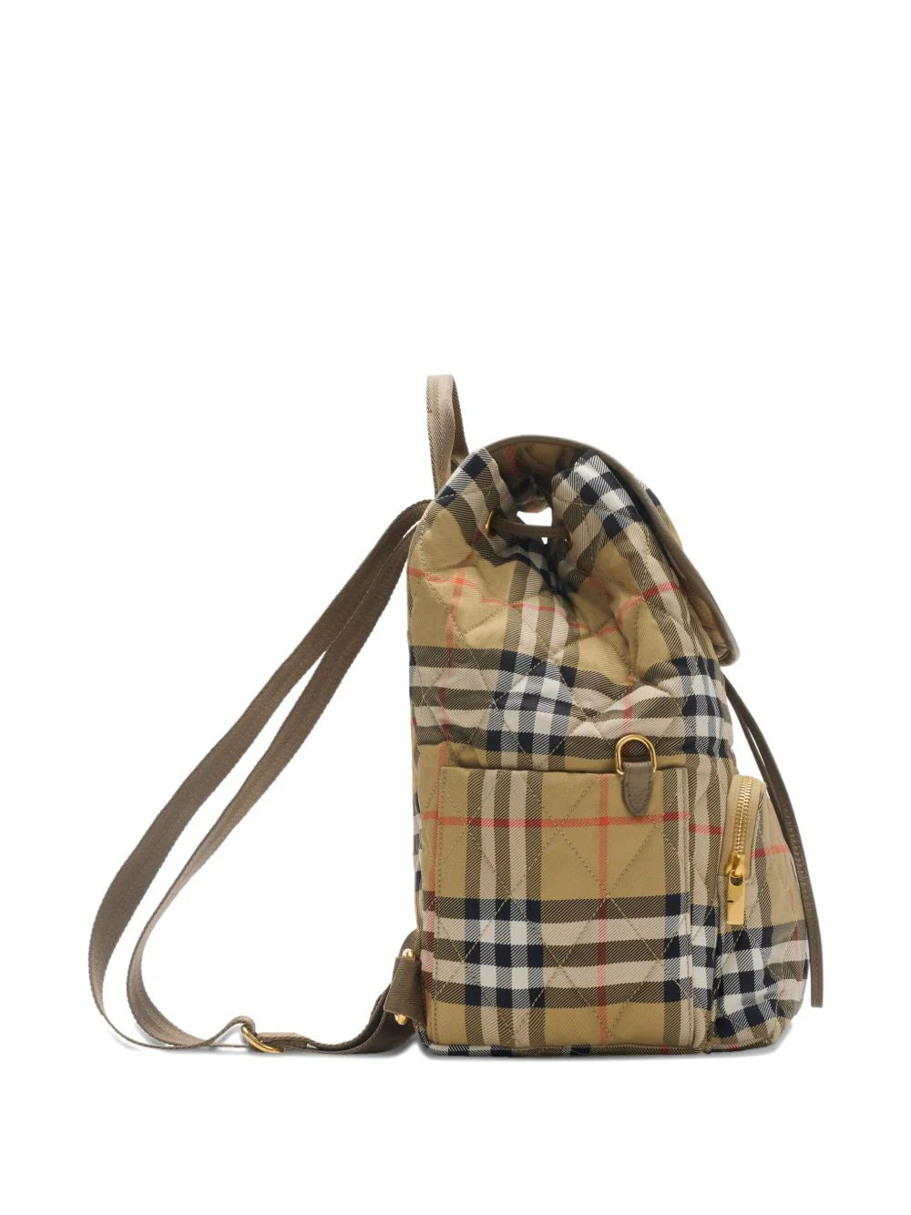 HORSESHOE CHECKED PATTERN BACKPACK