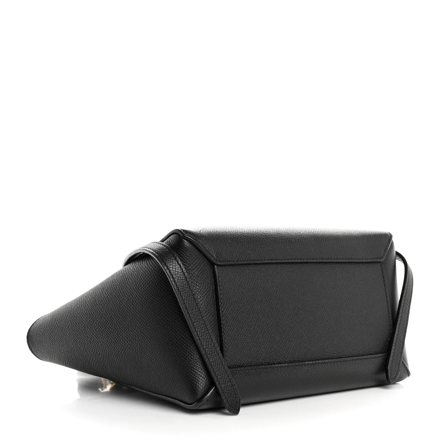 Grained Calfskin Nano Belt Bag Black