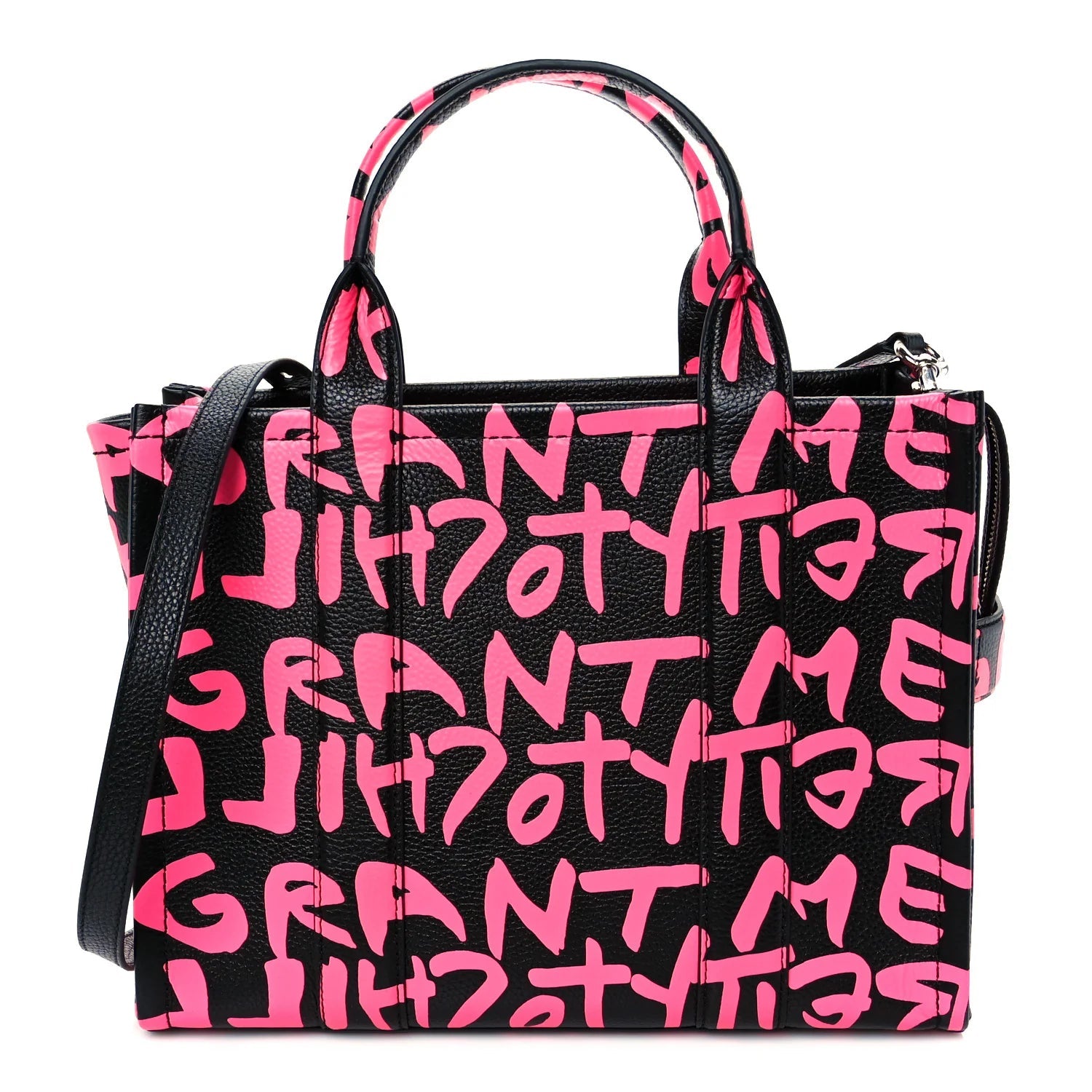 X STEPHEN SPROUSE Grained Calfskin Medium the Tote Bag Pink