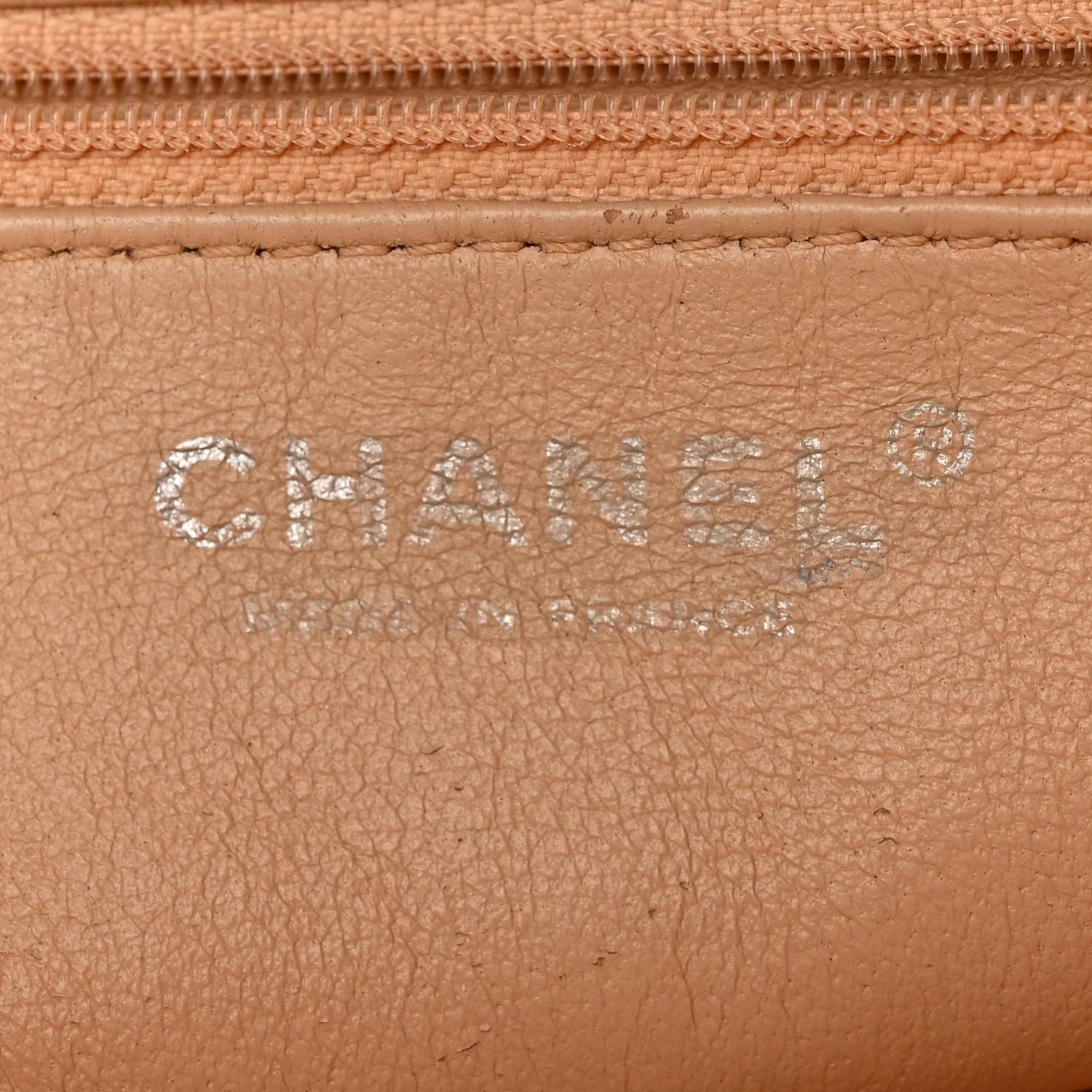 Smooth Calfskin Luxe Ligne Tote Dark Beige