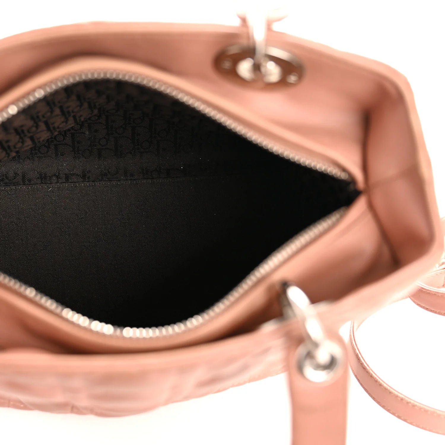 Lambskin Cannage Medium Lady Dior Fard