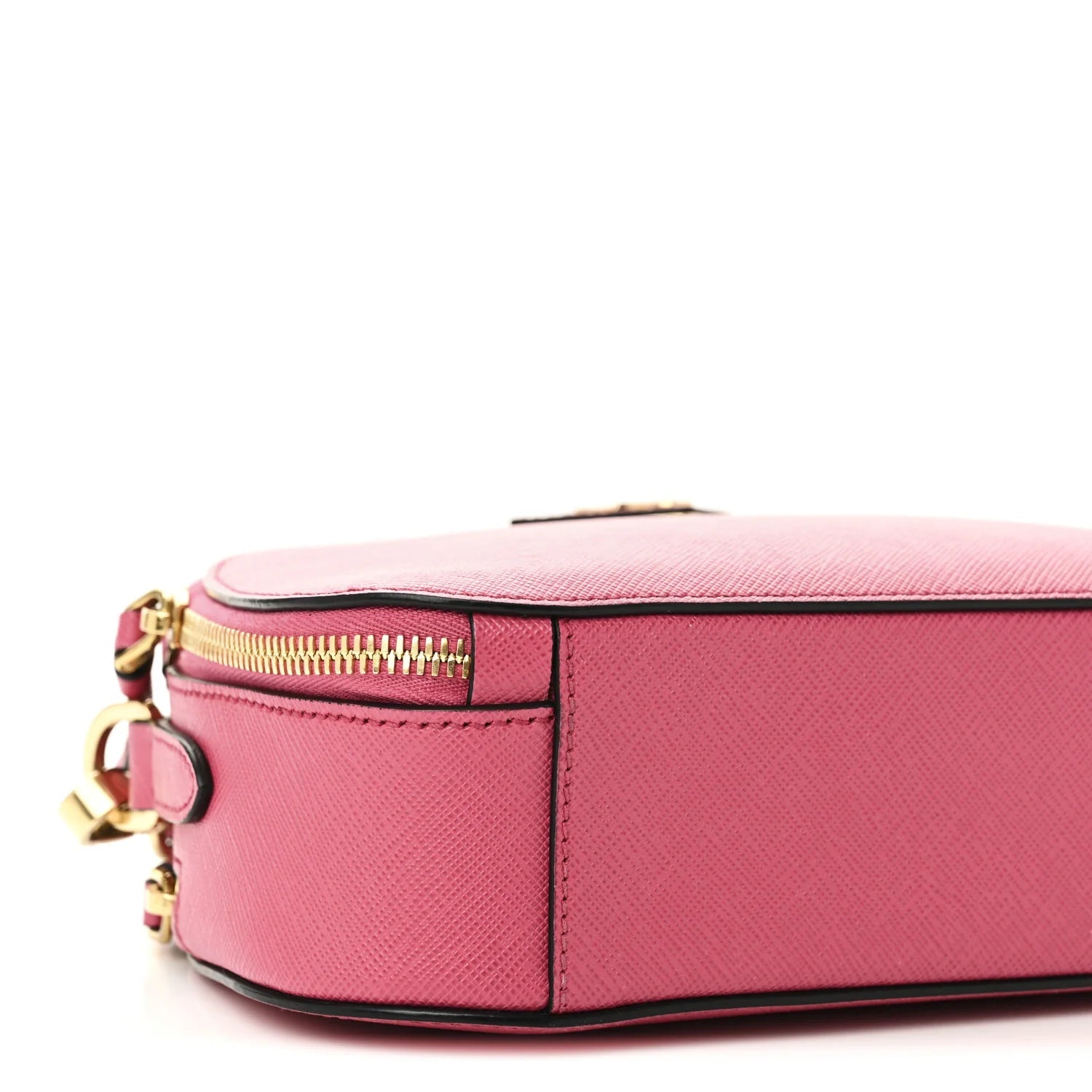 Saffiano Lux Odette Crossbody Magenta