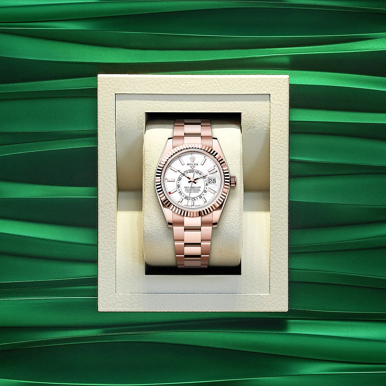 Sky-Dweller, 42Mm, 18K Everose Gold, Ref# 336935-0003