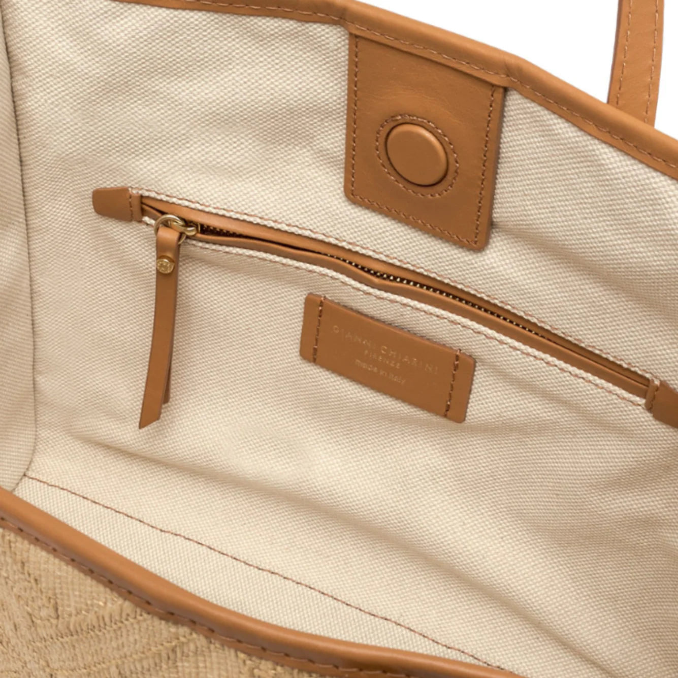 MARCELLA 32 SHOPPING BAG in RAFFIA and COTTON JACQUARD FABRIC