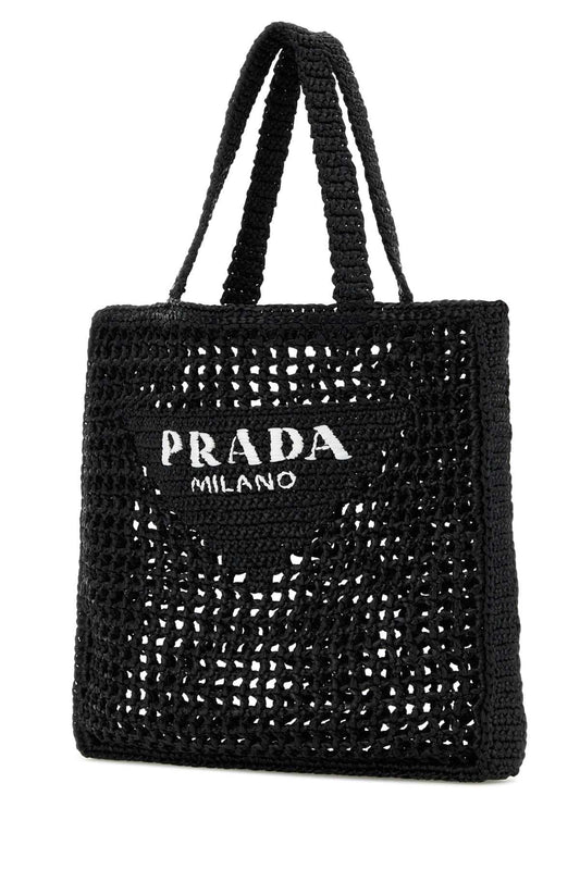 PINK RAFFIA SHOPPING BAG