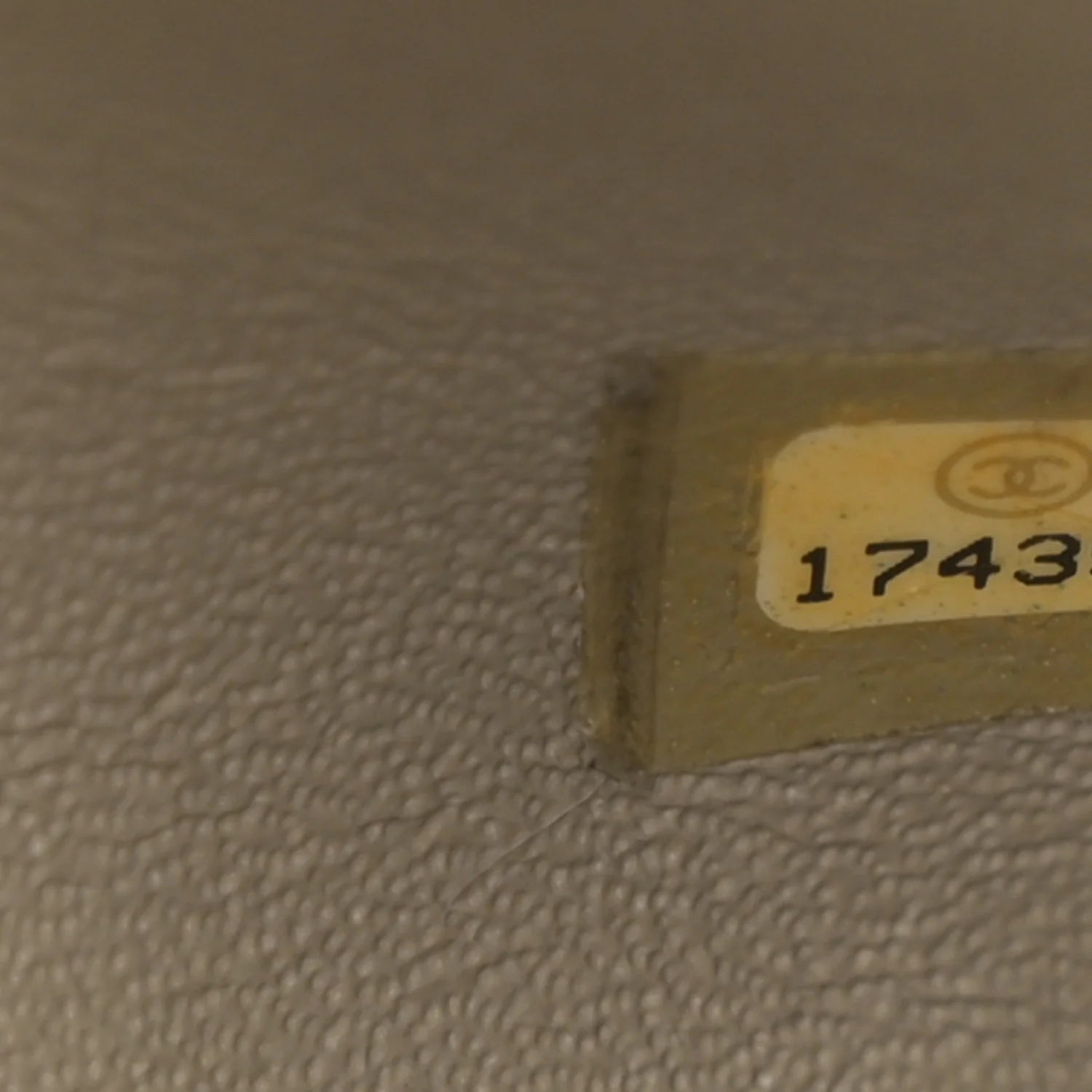 Patent Calfskin Quilted Jumbo Double Flap Grey