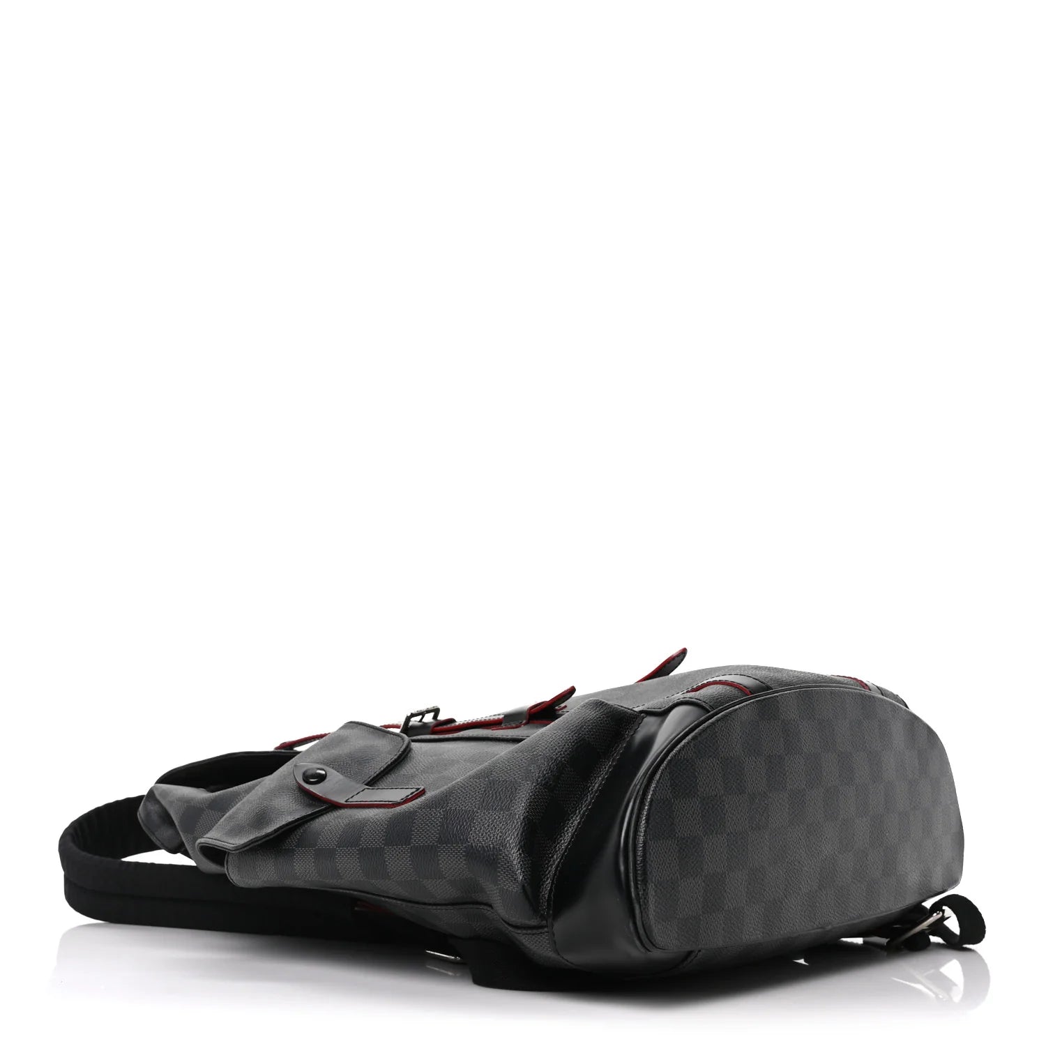 Damier Graphite Christopher PM Red