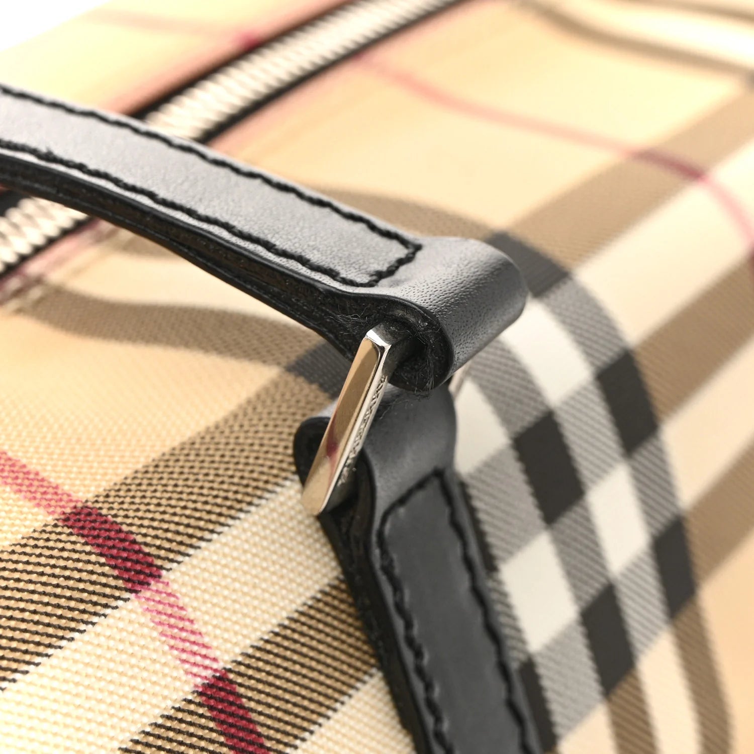 Nova Check Barrel Bag Black