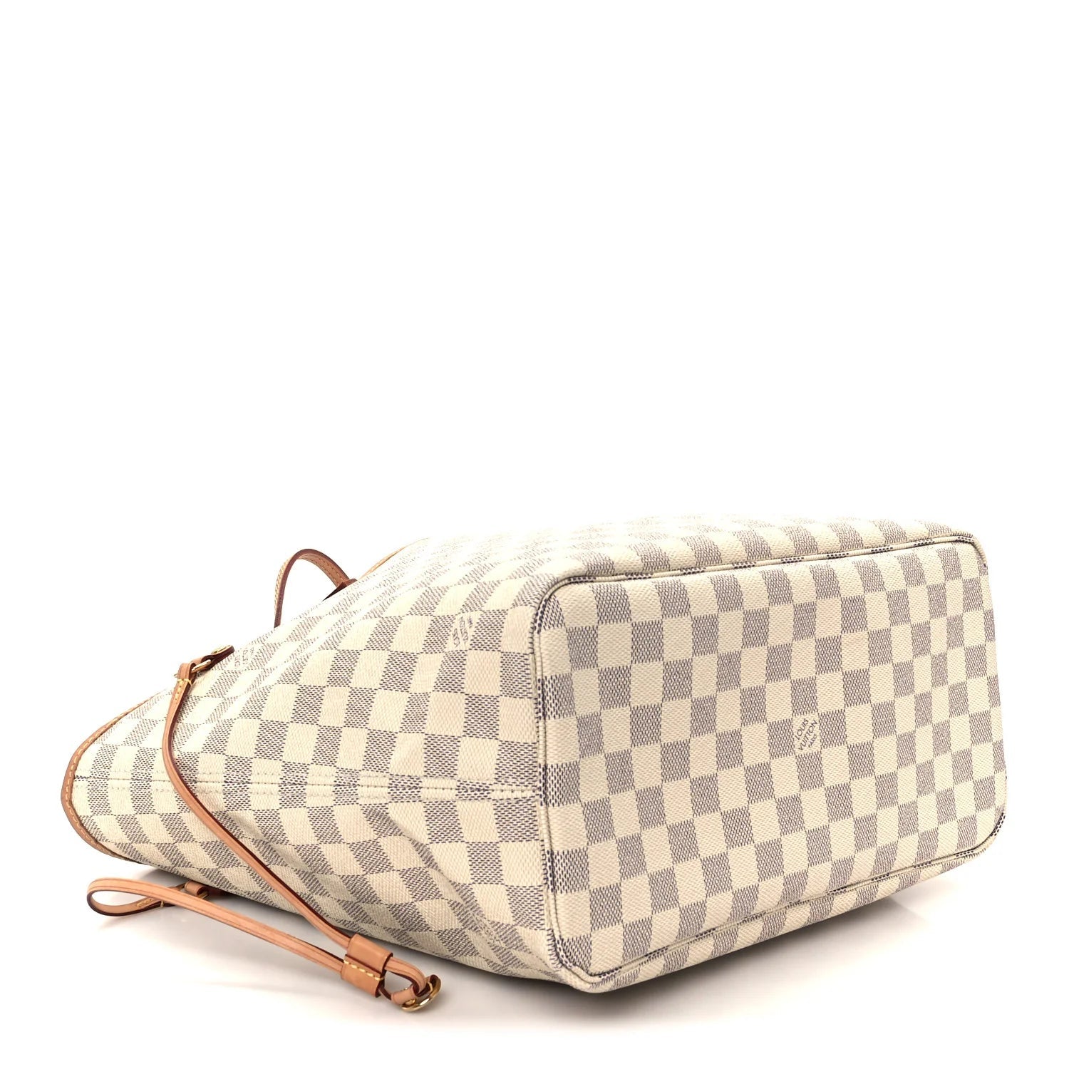 Damier Azur Neo Neverfull MM Rose Ballerine