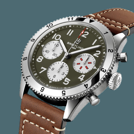 Classic AVI Chronograph 42 Curtiss Warhawk, Stainless Steel, Ref# A233802A1L1X1, Unworn 2024