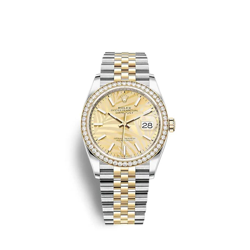 Datejust 36 Oystersteel and Yellow Gold Ref# 126283RBR-0023
