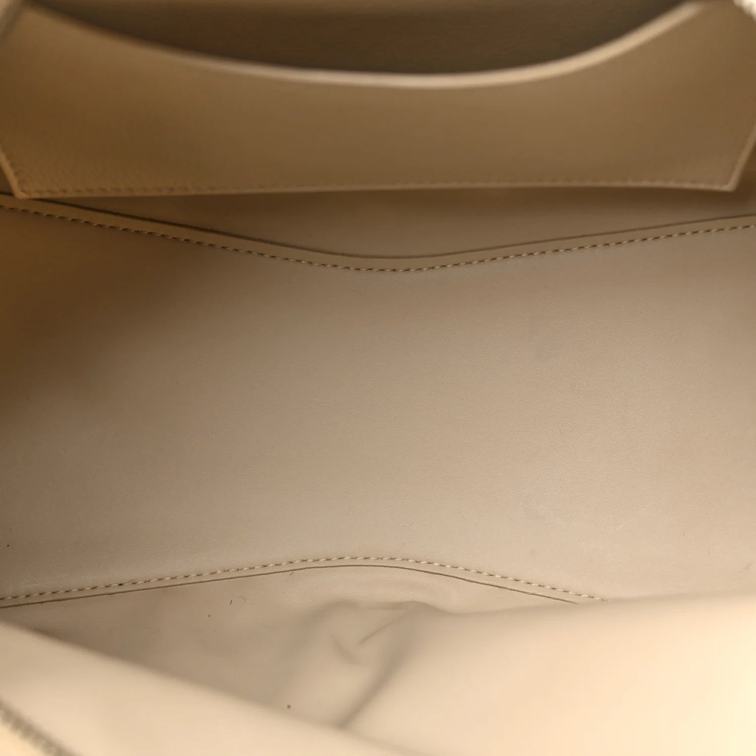 Grained Calfskin Neo Classic Silver Hardware S City Cream