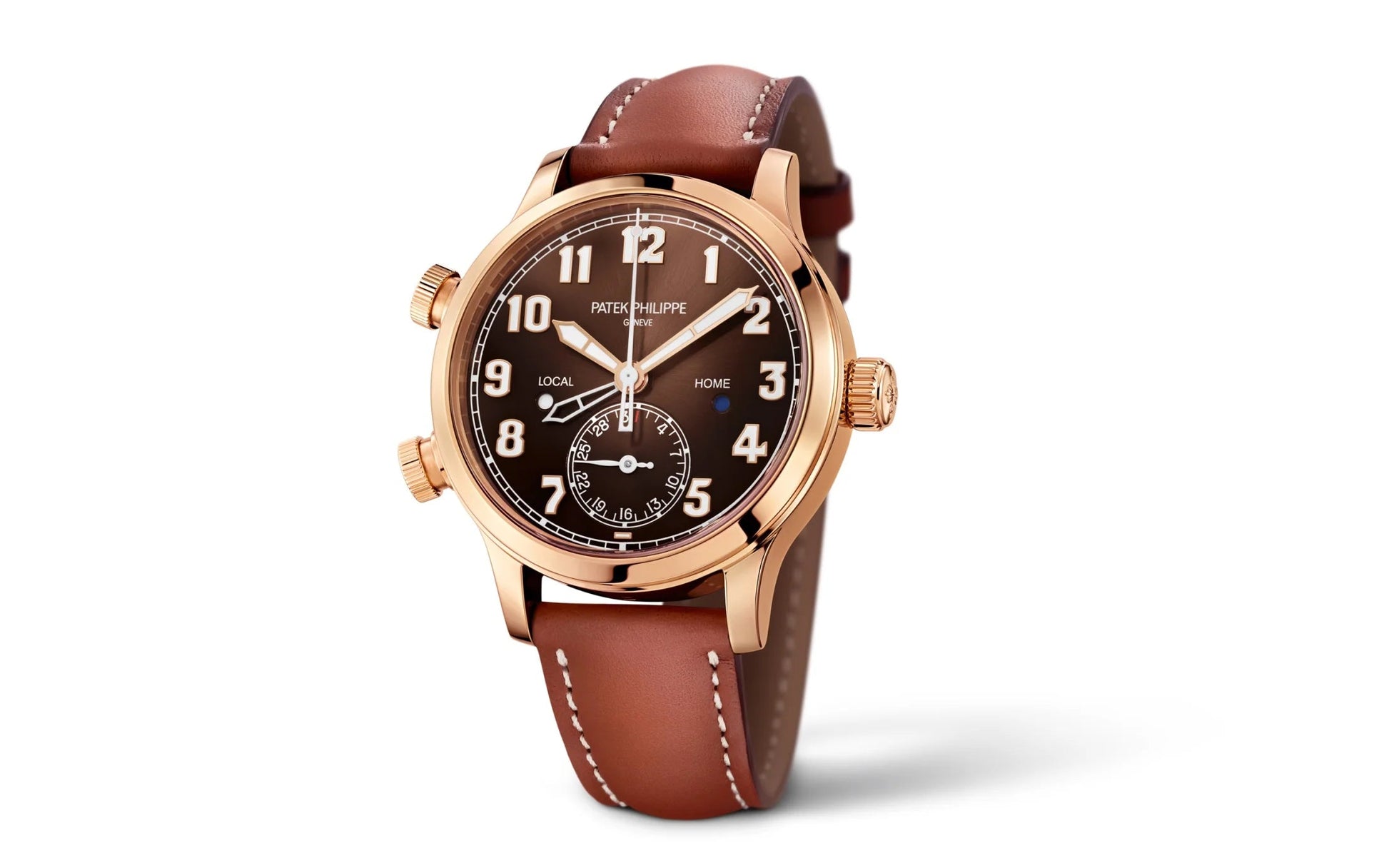 Complication, 18K Rose Gold, Calatrava Pilot Travel Time 42Mm, Ref# 5524R-001