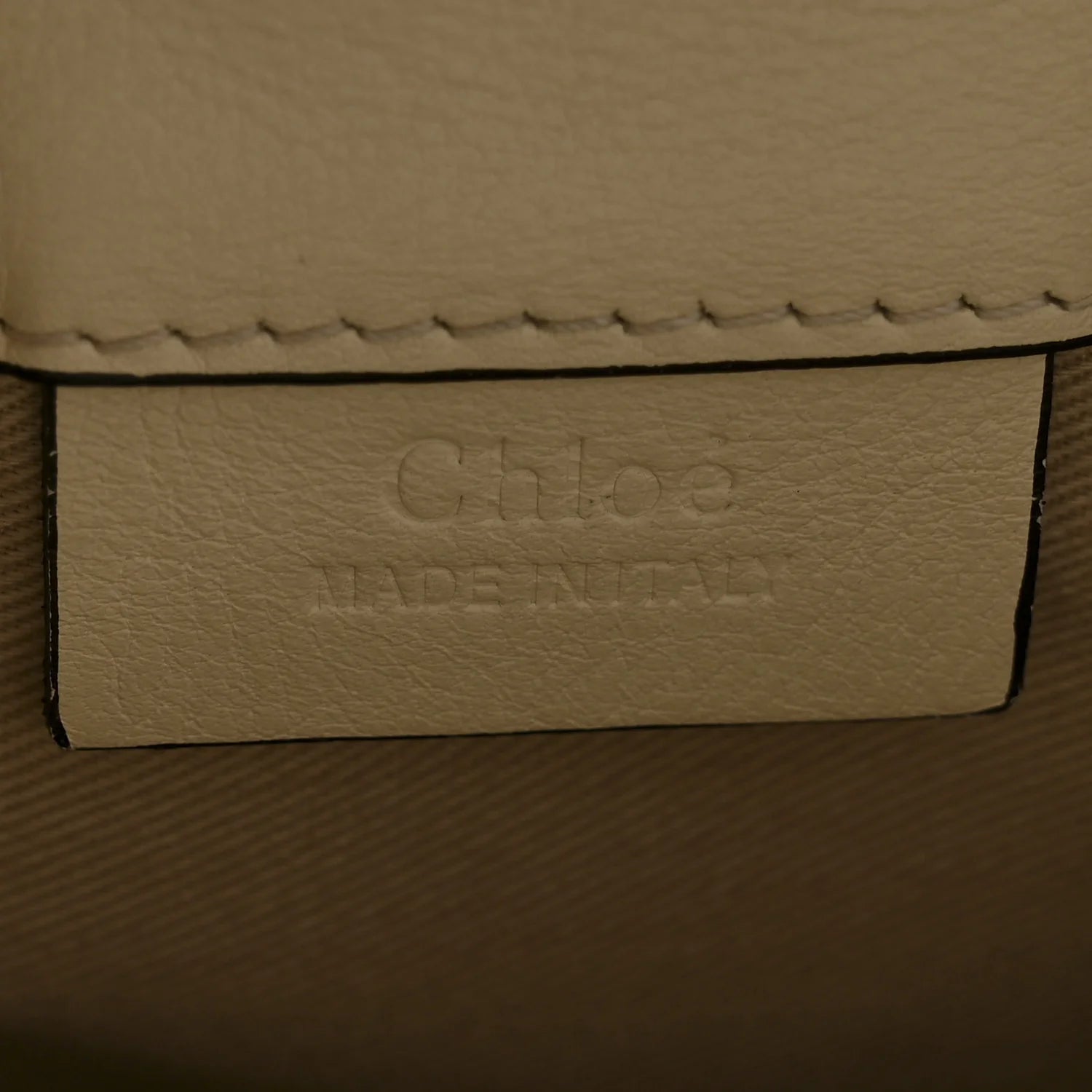 Suede Calfskin Mini Faye Backpack off White