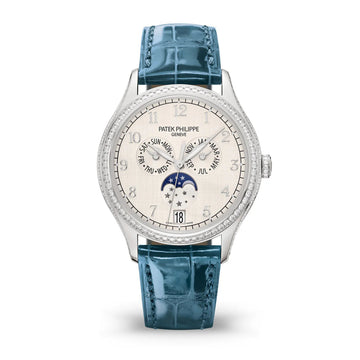 Complication, 18K White Gold Set with 155 Diamonds (~1.34 Ct), 38Mm, Annual Calendar Ref# 4947G-010