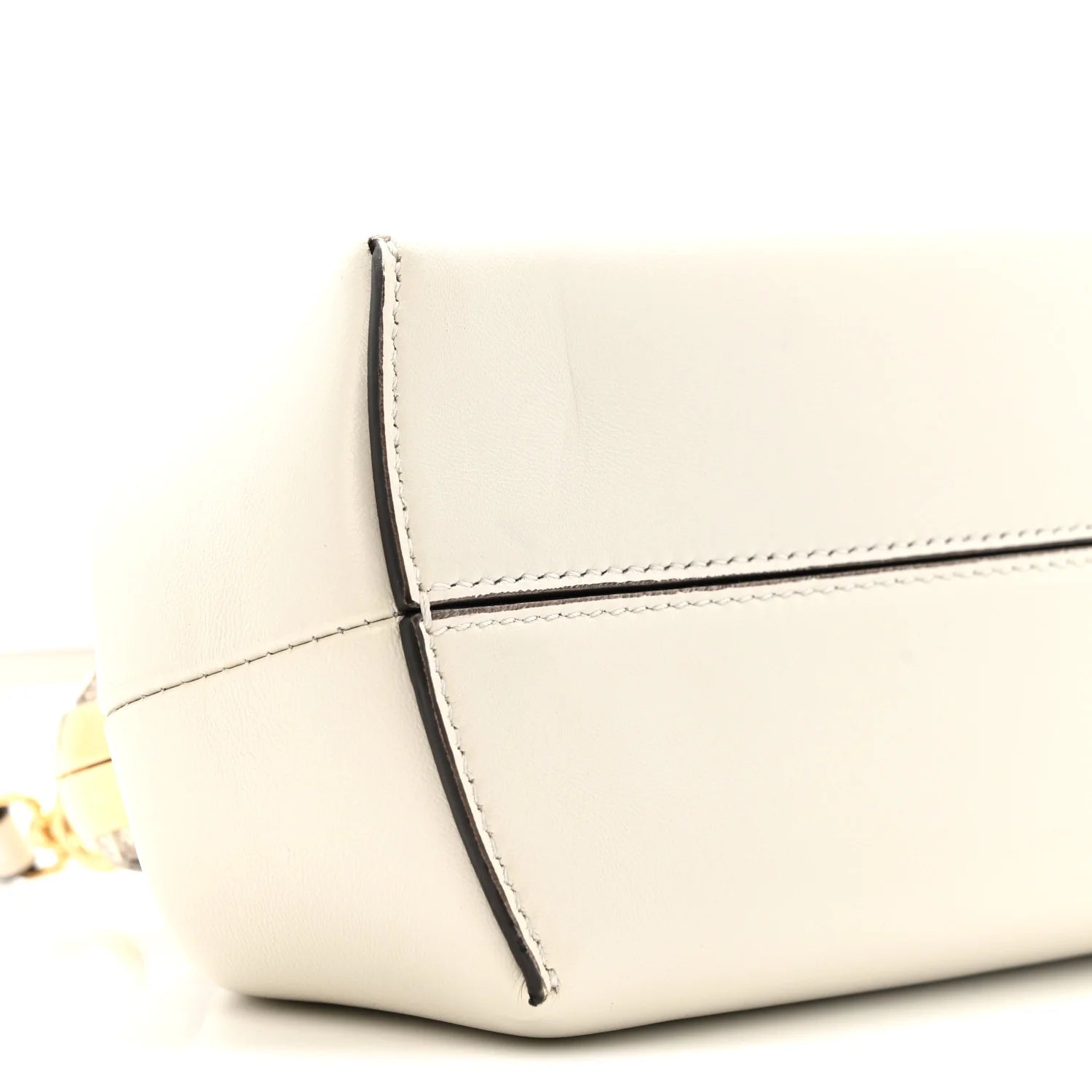 Shiny Nappa Snakeskin Small  First White Roccia