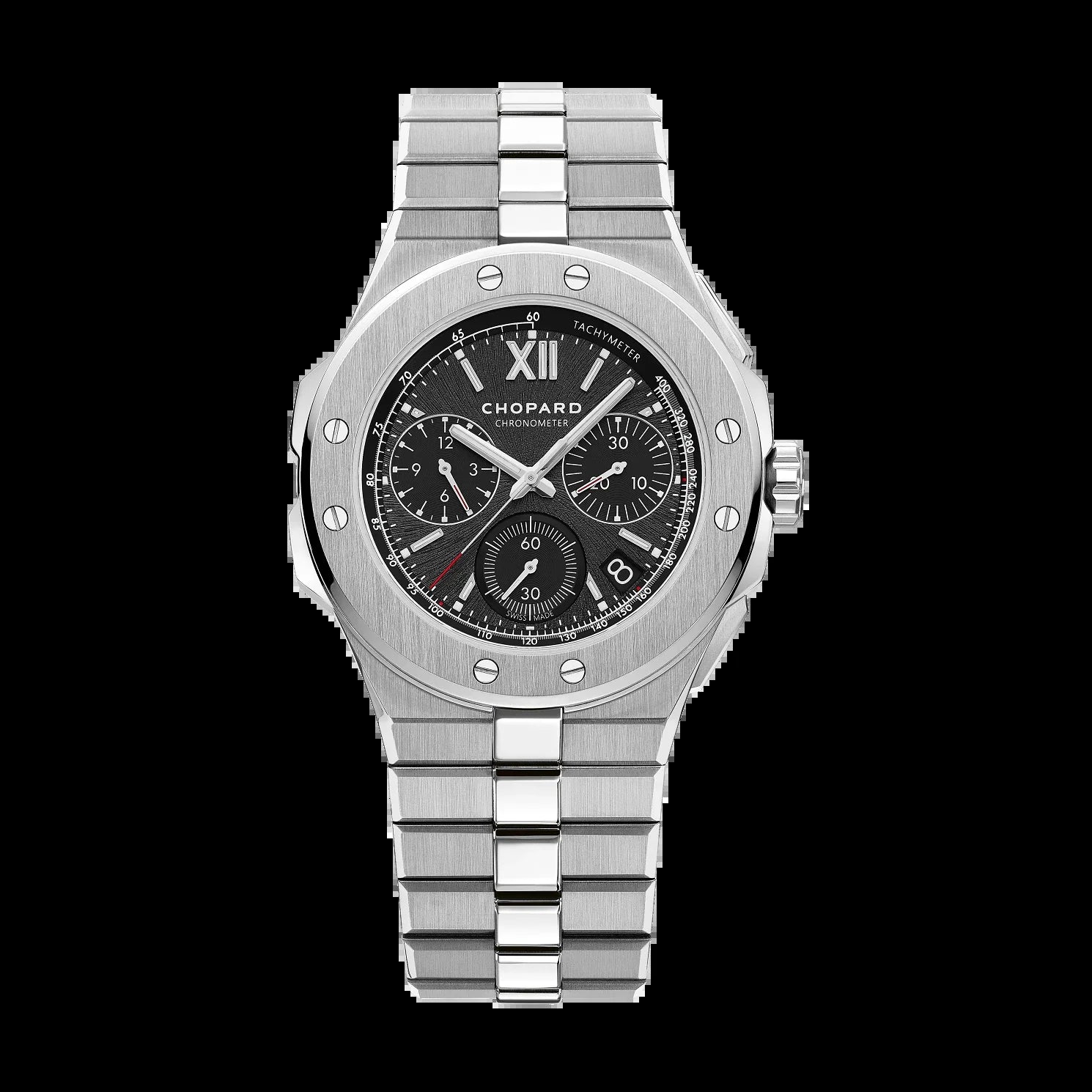 Unworn  Alpine Eagle XL Chrono, Stainless Steel, 44Mm, Ref# 298609-3002, Box and Papers