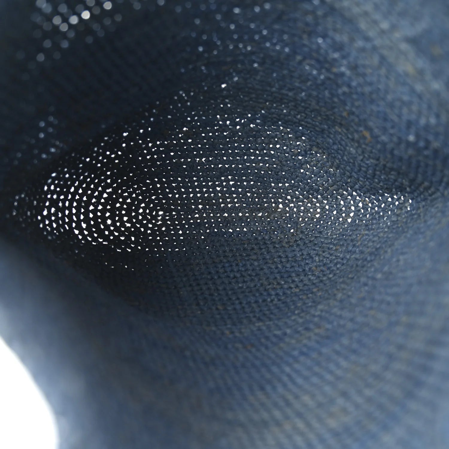 Raffia Mini Slit Tote Bag Blue