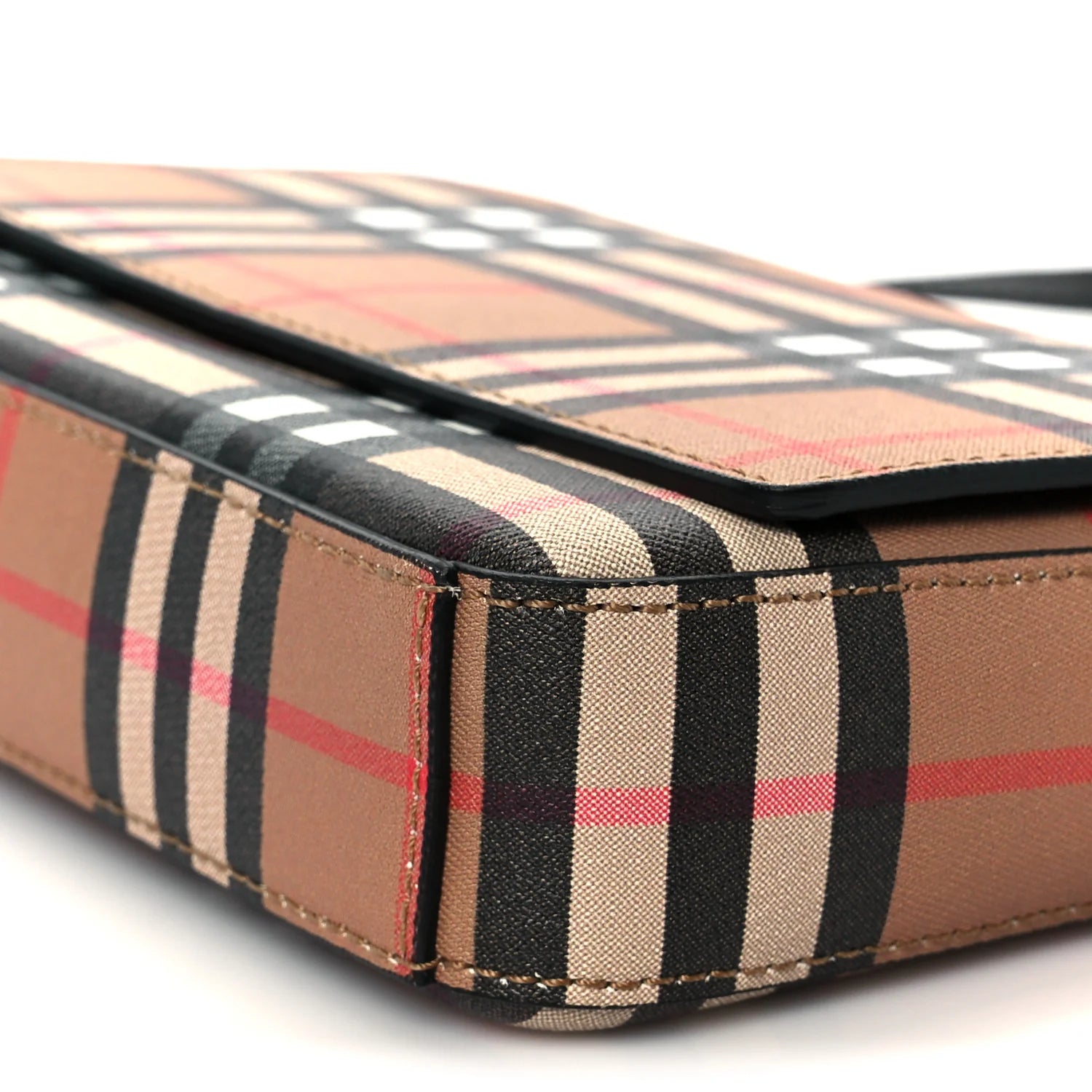 House Check Tartan Mix Hampshire Crossbody Black