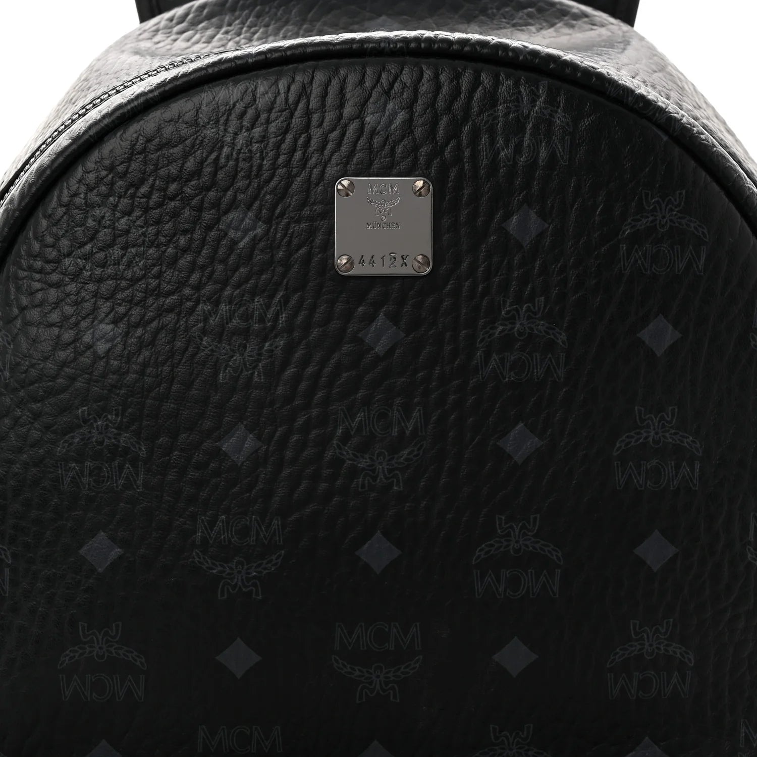 Visetos Medium Side Studs Stark Backpack Black