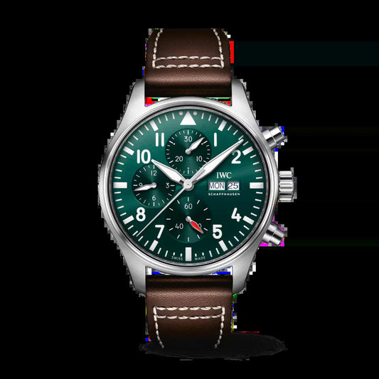 Unworn  Pilot’S Watch Chronograph, Stainless Steel, 43 Mm, Ref# IW378005, Box and Papers