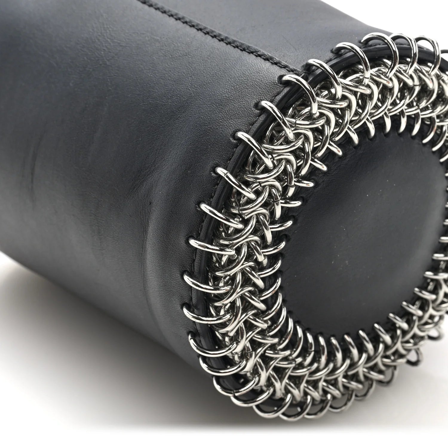 Smooth Calfskin Mini Roxy Bucket Bag Black