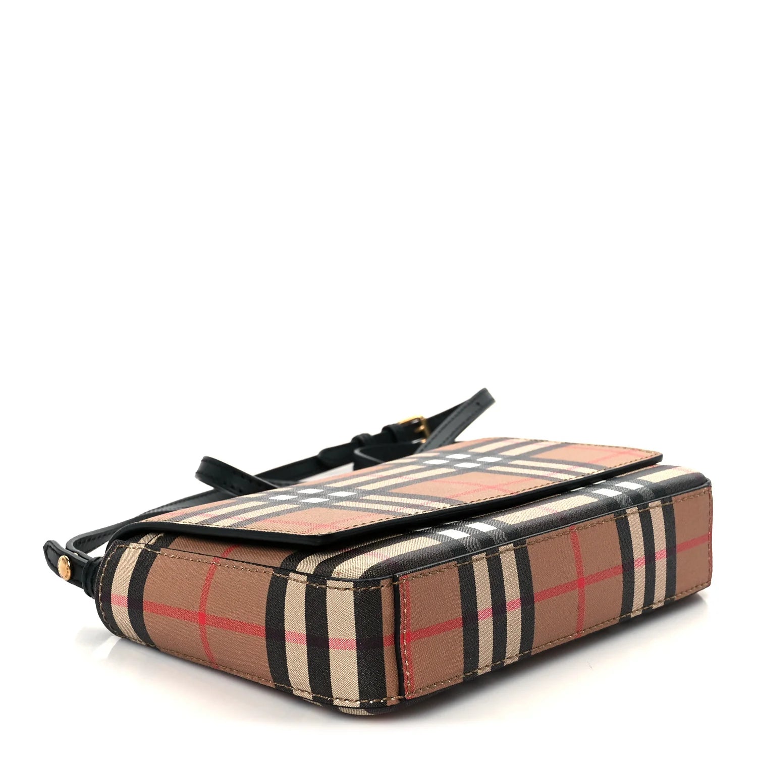 House Check Tartan Mix Hampshire Crossbody Black