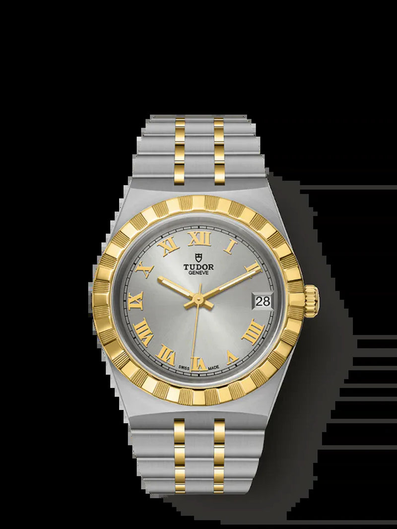 Royal, Stainless Steel and 18K Yellow Gold, 34Mm, Ref# M28403-0001