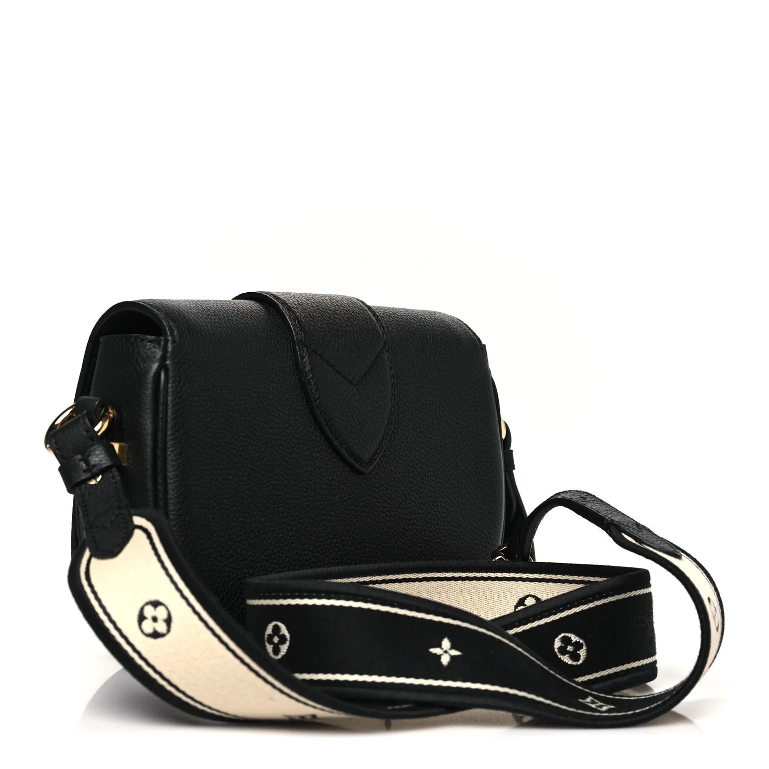 Grained Calfskin LV Pont 9 Soft PM Black