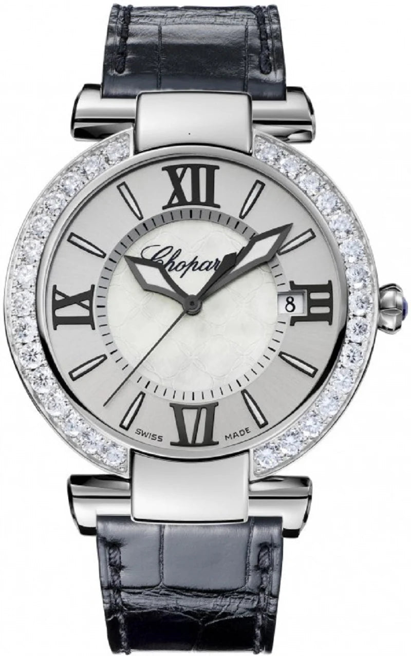 Unworn  Imperiale Automatic, Lucent Steel™, and Diamonds 40Mm, Ref# 388531-3002, Box and Papers