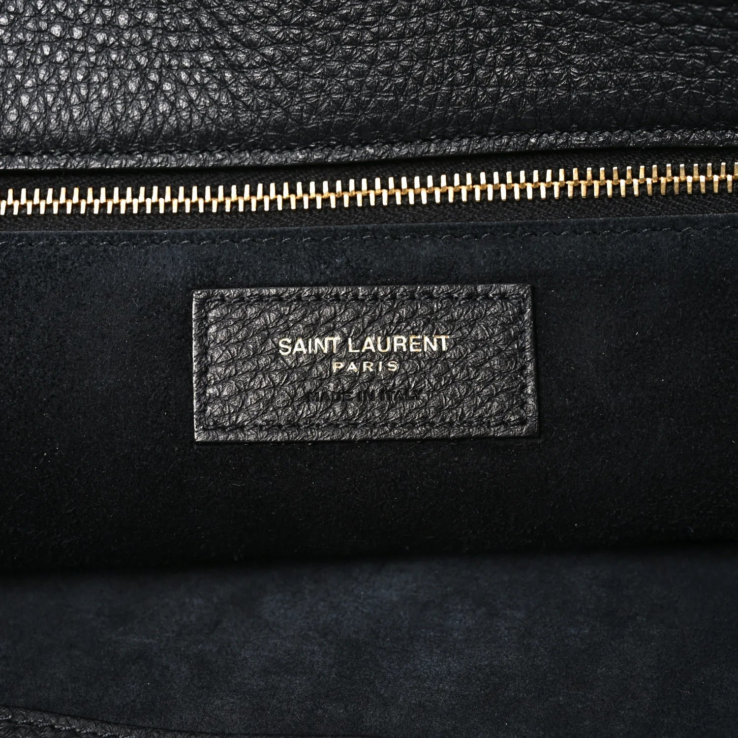 Grained Deerskin Bea Tote Black