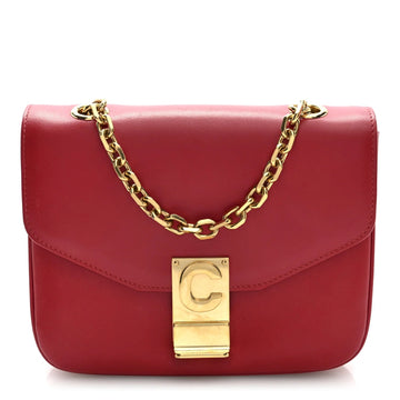Shiny Calfskin Small C Bag Red